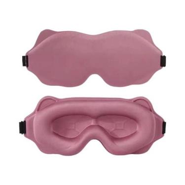 Imagem de Máscara De Dormir 6D, Bloqueia a Luz, Máscara Macia Para Viagem, Auxíl