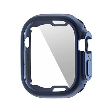 Imagem de Ultra Case TPU Capa Proteção Total LTIMPORTS, compativel com Apple Watch Ultra 49mm e Apple Watch Ultra 2 49mm(Azul)