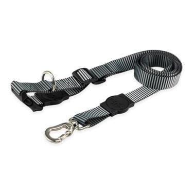 Imagem de Mood Pet Coleira Guia Mãos Livres Para Cães Cachorro Adestramento Passeio Porte Grande Médio Pequeno (Bronx, PP)