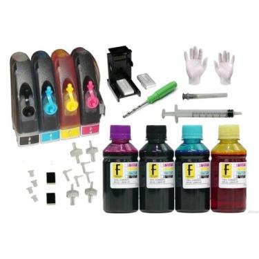 Imagem de Bulk Ink P/ Cartucho Impressoras 664 - 2136 3636 2675 3776 5076 5276 -