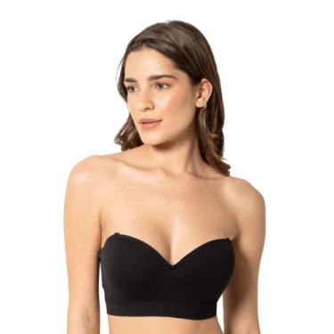 Imagem de Sutiã Feminino sem alça Com Bojo Trifil, 42, Preto