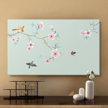 Imagem de Capa protetora de tela de TV padrão chinês, pano de cobertura de tela de lavagem à máquina, capa de móveis para computador para TV inteligente LCD LED de 42-100 polegadas ||65 polegadas