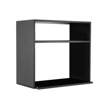 Imagem de Nicho Organizador Suporte Para Microondas Forno Elétrico 60cm Preto