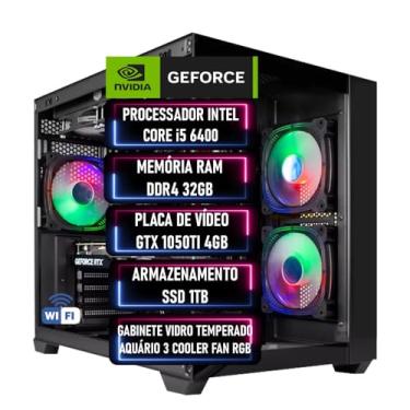 Imagem de PC Gamer I5 6° Geração Ram DDR4 16GB SSD 480GB GEFORCE 4GB + Adaptador Wi-fi - ADVANCEDTECH