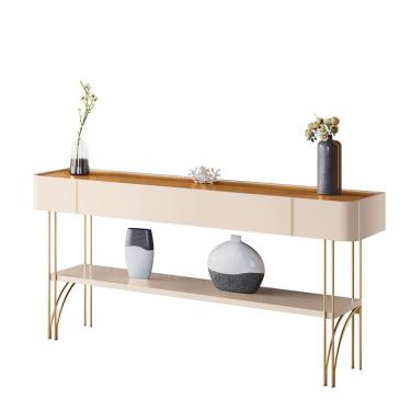 Imagem de Aparador  Miami Orgânica 160x76 - Cinamomo Off White - EdeCasaMoveis