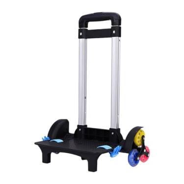 Imagem de BaotyJie Suporte para Carrinho de Mochila, Carrinho de Mão Dobrável para Viagem, Meninas, Pesca