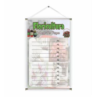 Imagem de Banner pronto Floricultura BA 212 medida 45x70 cm arte pronta