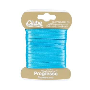 Imagem de FITA CETIM DUPLO T900/000 4 mm COR 213 AZUL TURQUESA CTL 10 metros