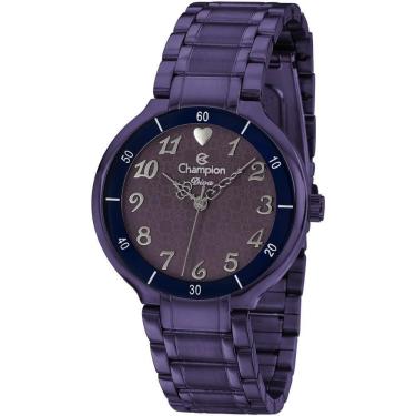 Imagem de Relógio Champion Feminino Roxo Analógico Cn26395o