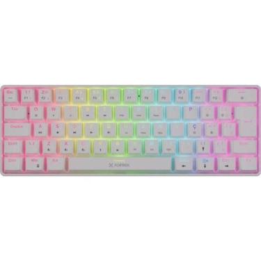 Imagem de Teclado Mecânico Fortrek Gravity Air Compact Wireless Branco