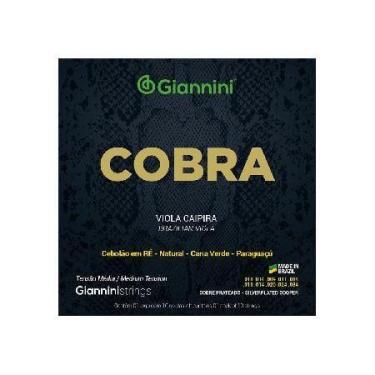 Imagem de Encordoamento Para Viola Aço Cobre Prateado Tensão Média Série Cobra G