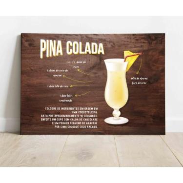 Imagem de Placa Decorativa Pina Colada - TaColado, 40x60cm