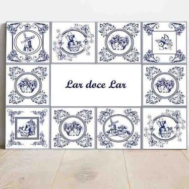 Imagem de Placa Decorativa Lar Docê Lar - TaColado, 15x21cm