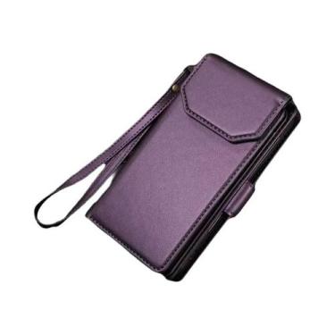 Imagem de Capa De Couro Flip Para Samsung Galaxy S25 Ultra S24 S23 S22 FE S20 S1