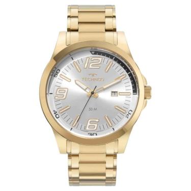 Imagem de Relógio Technos Masculino Ref: 2115udu/1k Racer Dourado