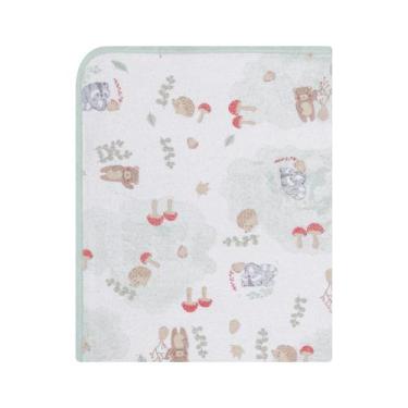 Imagem de Cobertor Bebê Flanelado Bichinhos na Floresta 1,10x90cm Papi