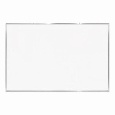 Imagem de Souza & Cia Quadro Branco Standard Magitel 100 x 70 cm, Moldura em Alumínio, Escrita a Seco, Modelo 5606, Ideal para Escritórios, Escolas e Uso Profissional