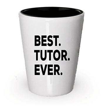 Imagem de Tutor Gifts – Melhor Tutor Ever Shot Glass – Apreciação – Presentes de agradecimento SAT Matemática, Ciência Inglesa – Melhor ideia divertida de novidade – Tutoria Escolar – abaixo de US$ 20 (1)