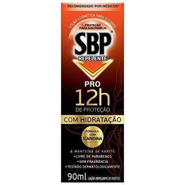 Imagem de SBP Loção Repelente Corporal Pro 12 Horas Hidrata E Protege Preto E Laranja