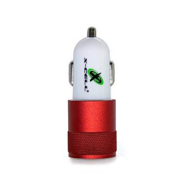 Imagem de Carregador Veicular Ultra Turbo 4A 30W USB + USB-C Vermelho