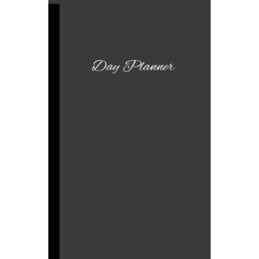 Imagem de Day Planner. 5 x 8 in, 120 sheets Chalk Black Color Planner for Daily Goals, Hourly Schedules and Booking Appointments: Planner for Everyone! Plan your day and own your future.