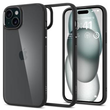 Imagem de Capa Spigen para iPhone 15, ultra híbrida projetada para Apple iPhone 15 - preto fosco