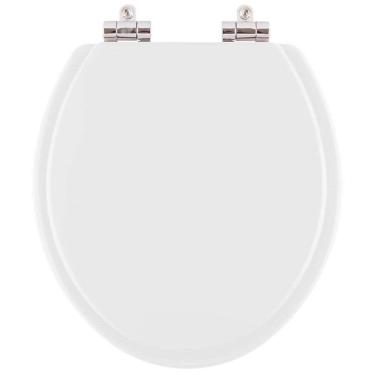 Imagem de Assento Sanitario Poliester com Amortecedor Parati Branco para Vaso Logasa