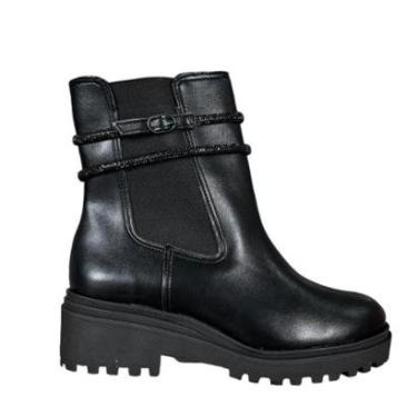 Imagem de Coturno Via Marte Flatform Feminino 009009 Preto-Feminino