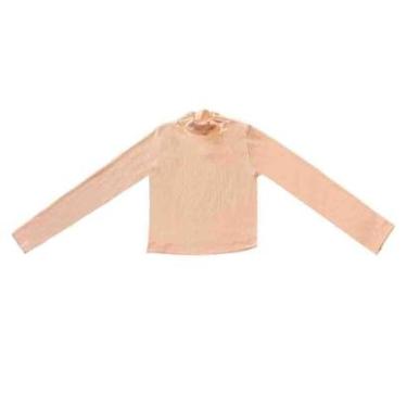 Imagem de Blusa Básica Hering Kids Infantil Menina Manga Longa Rosa-Feminino