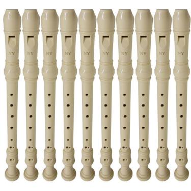 Imagem de Kit 25 Flautas Doce Germânica FL 20G New York