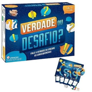 Imagem de Brinquedo Pedagógico Educativo Jogo De Tabuleiro Verdade Ou Desafio