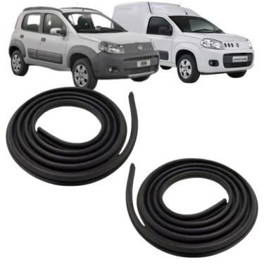 Imagem de Par Borracha Porta Uno Vivace 2010 Á 2015 Fiorino 2014 - BMA