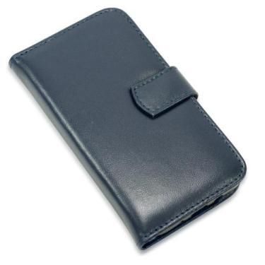 Imagem de Capa carteira couro azul para samsung a72 a725 - CELLWAY