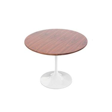 Imagem de Mesa Saarinen Tulipa Branca - Tampo Redondo 137cm - Pau Ferro - shopsh