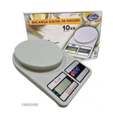 Imagem de Balança Digital Eletrônica De Precisão 10Kg Doméstica Frg4387 Frigopro