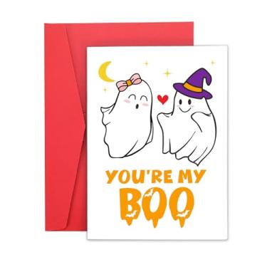 Imagem de ZZP Cartão de Natal para casais adultos, You're My Boo Card Presentes de Dia dos Namorados, vale-presente para esposa, boo Basket Stuffers para mulheres e homens, itens de cesta de Halloween Boo para