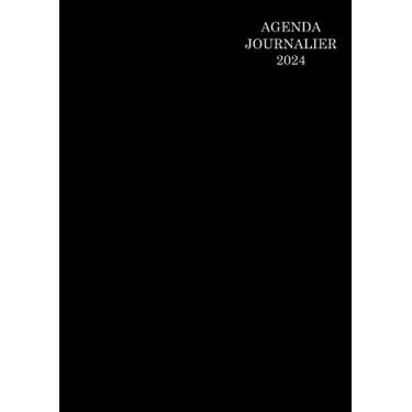 Imagem de Agenda Journalier 2024: Restez Organisé du 1er janvier 2024 au 31 décembre 2024 | Pages de Contacts, Emplois du Temps, Journal de Mots de Passe, Jours Fériés, Anniversaires et Bien Plus Encore !