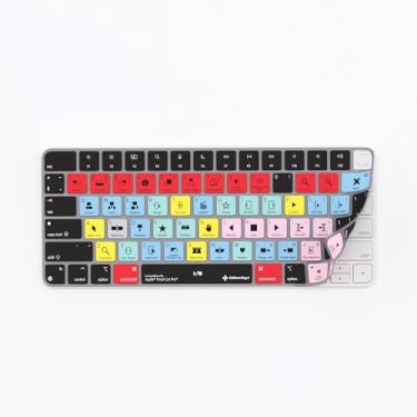 Imagem de Capa de teclado para Final Cut Pro - compatível com teclado Apple Magic (não numérico) com/sem TouchID - Edição de vídeo aprimorada
