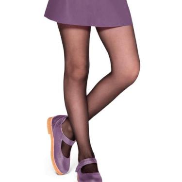 Imagem de Meia Calça Lobinha Fina Fio 20 Infantil 2570-001, Preto, P