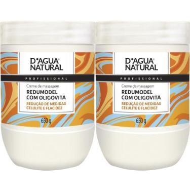 Imagem de 2UN Creme Massagem Redumodel Oligovita 650g D'agua Natural - D'Água Na