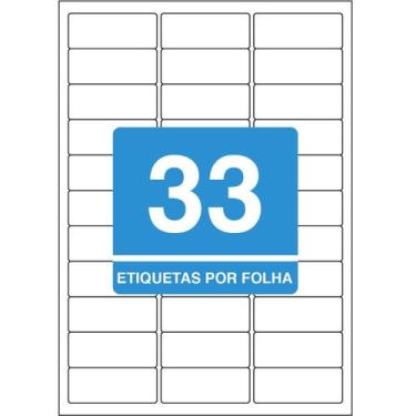 Imagem de Etiqueta Adesiva Inkjet/Laser A4 25,4mmx63,5mm TB256 825 Unidades - Ti