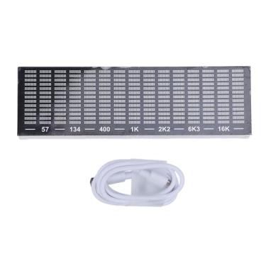 Imagem de Luz de Ritmo Ativado por Voz, LED Music Spectrum Voice Controled Rhythm Light Com Ambiente Vibrante para Celebrações do Festival de Barra de Teatro Em Casa