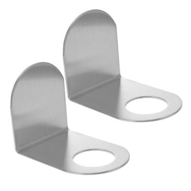 Imagem de MAGICLULU 2Peças Suporte de Shampoo Inoxidável Gancho Frascos de Organizador de Parede À Água Shampoo e Gel de Banho Design Compacto