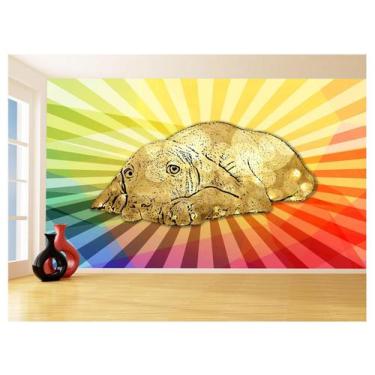 Imagem de Papel De Parede 3D Animais Pop Art Cachorro Pet 3,5M Pxa230 - Você Dec