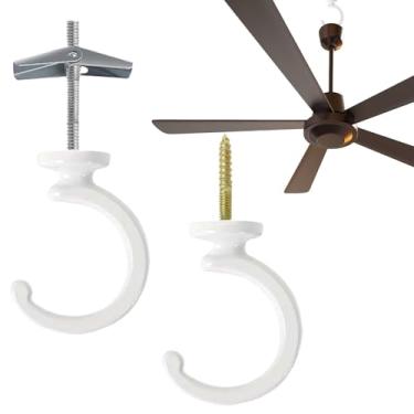 Imagem de Ganchos Para Plantas No Teto | Suspensores Multiuso Para Luminárias E Decoração,Kit Com 2 Ganchos Antiferrugem Multiuso Para Cozinha Armazém Estufa Sala De Aula Varanda Apartamento Oficina Garagem E Á