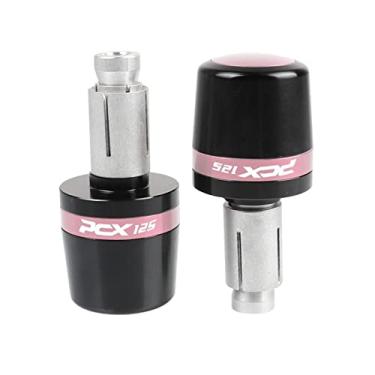 Imagem de Extremidades das manoplas do guidão da motocicleta, tampas das extremidades dos manoplas, acessórios deslizantes de peso para PCX125 PCX 125 2018-2022