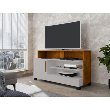 Imagem de Rack Pipa Para Tv Até 48 Polegadas Com 1 Porta Pés Madeira Maciça