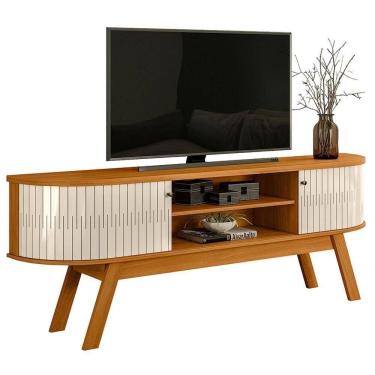 Imagem de Rack Bancada 75 Pol 2p 183 Cm Valencia Cinamomo Madetec