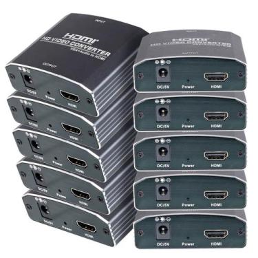 Imagem de kit com 10 Conversor HDMI para VGA com Áudio - CIRILO CABOS