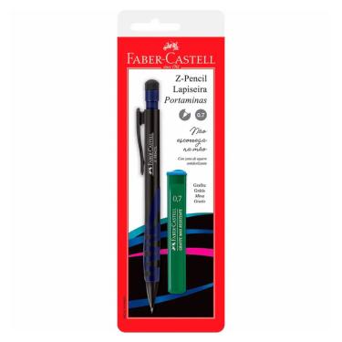 Imagem de Lapiseira Faber Castell Z-Pencil Mix Cores Sortidas 0.7mm + 1 Tubo de Grafite